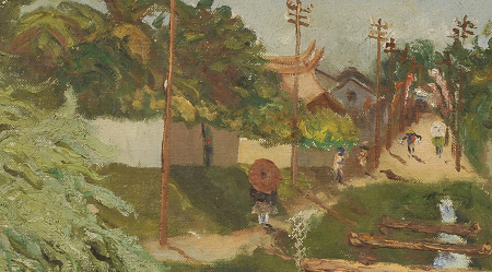 〈嘉義街外（三）〉相關作品｜來源：陳澄波文化基金會（作品資料依原站使用）